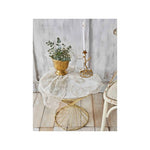 Karaca Home Dolores Gold 15 Piece Embroidered Living Room Set