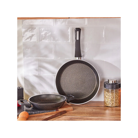 Karaca Biogranit Blackgold Bratpfanne Und Seichte Bratpfanne Set