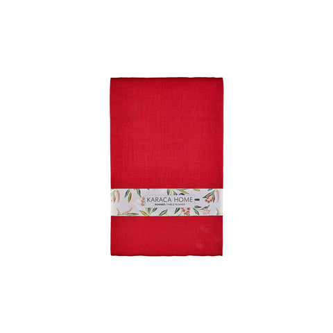 Karaca Home Rot Kleiner Beistelltisch Abdeckung 45x145cm