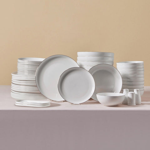 Karaca Streamline Favaro 53-Teiliges 12-Personen Geschirrset Platin