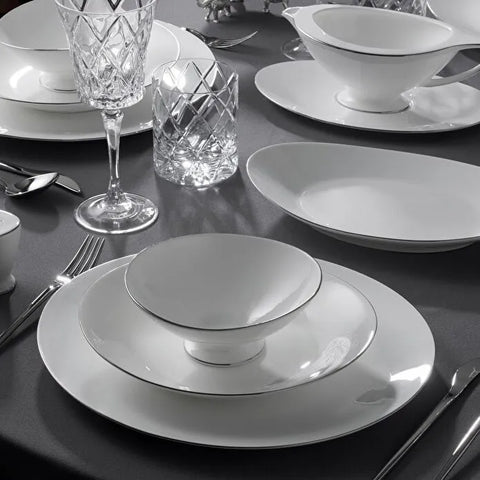 Jumbo Moon Platin 64-teiliges Tafelservice für 12 Personen