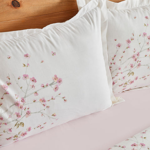 Karaca Home Annata Lachs 100% Baumwolle Doppel-Bettbezug Set