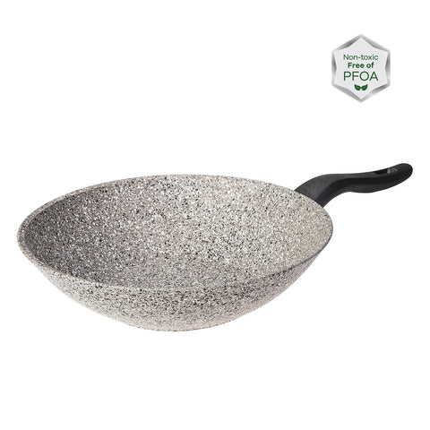 Karaca Dark Silver Bio Granit 28 cm Wok Pfanne