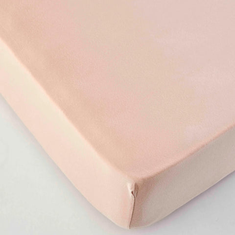 Karaca Home Jersey Spannbettlaken Salmon Pink 90x200 cm + 30 cm- Öko-Tex zertifiziert