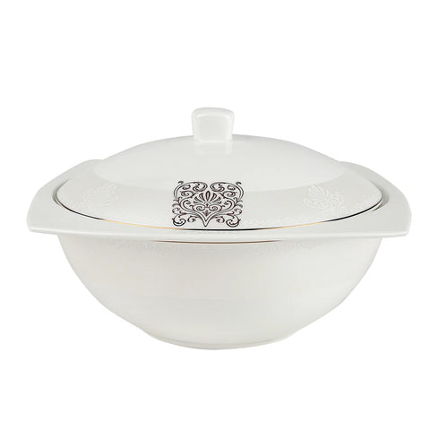 Karaca Fine Bone New Lotus 60 Pieces Dinnerware Set Square