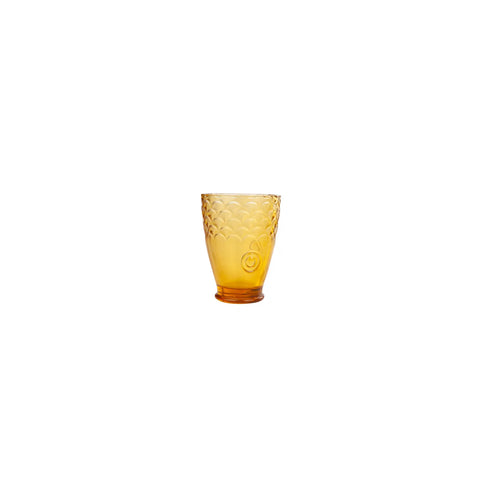 Karaca Fish  Softdrinkglas 4-teilig , Amber