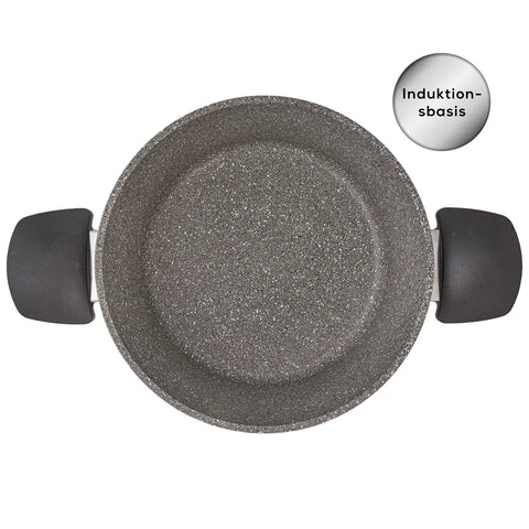 Karaca Biogranit Grau Neu Induktions Topfset, 7-teiliges