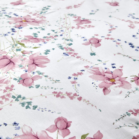 Karaca Dalila 100% Baumwolle Doppelbett Bettwäsche Set Pink