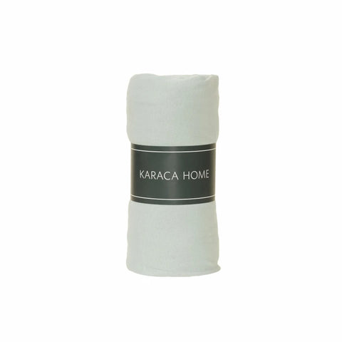 Karaca Home Grüne Jersey Doppelbett Spannbettlaken
