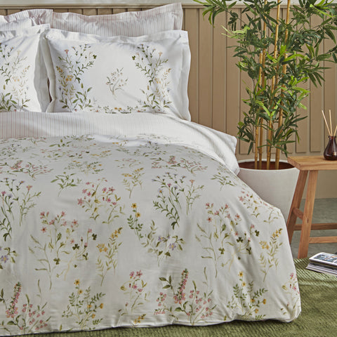 Karaca Home Sera 100% Baumwolle Doppelbett Bettwäsche Set Grün