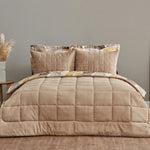 Karaca Home Lydia Doppelbett Stripe Comfort Set Beige