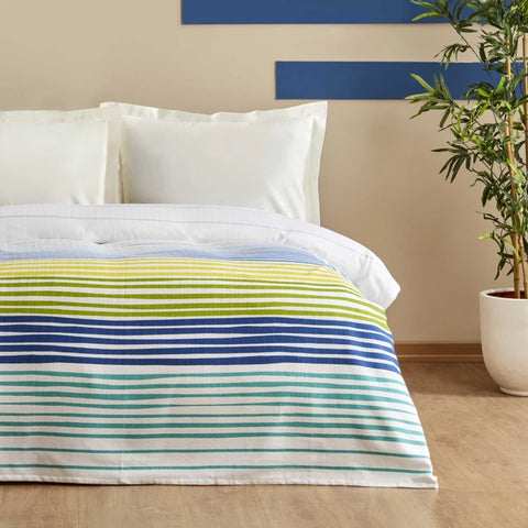Karaca Home Elvis %100 Pamuk Çift Kişilik Tek Pike Multicolor
 
