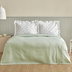 Karaca Home Lidya, 100% Cotton Double Bed Bedspread Set, Green