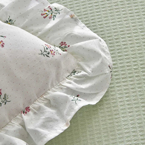 Karaca Lidya Bettwäsche-Set aus 100 % Baumwolle, Doppelbett, Grün