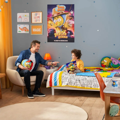Karaca Home X Kral Şakir Remzi Shaped Cushion  