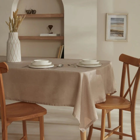 Karaca Home Elizabeth Tablecloth Beige, 140 x 200 cm

