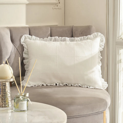 Karaca Home Lalisa Filled Cushion 35X50 cm White  