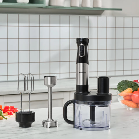 Homend Functionall 2848EU Küchenmaschine 1500W Edelstahl