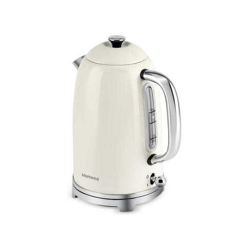Homend Vintage Heatrow 1627H, Kettle Su Isıtıcısı, Krem, 2200W