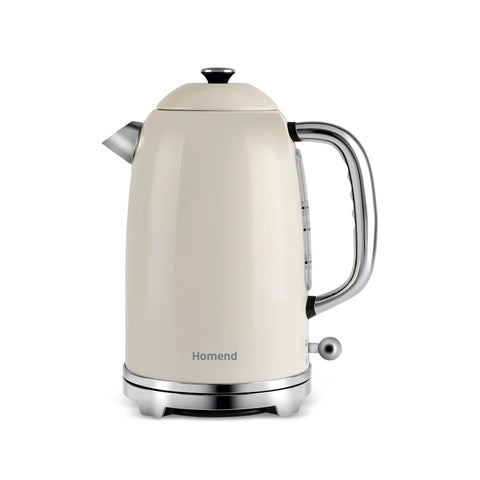 Homend Vintage Heatrow 1627H, Kettle Su Isıtıcısı, Krem, 2200W
