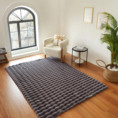 Kaşmir Halı Cosy Premium Bubble Anthrazit 100x150 cm