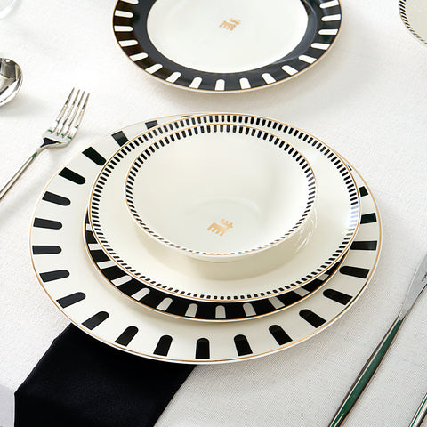 Karaca-Kollektion zum 50-jährigen Jubiläum Korea 24 Teil 6 Person Porzellan Dinner Set