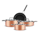 Karaca Biodiamond Copper – 7-Piece Cookware Set