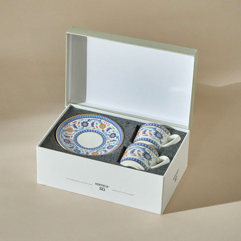 Karaca Linden-Kaffeetassen-Set, 2 Personen, 80 ml