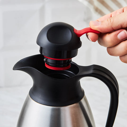 Karaca Clark Teekanne-Thermoskanne, 1,5 L, Inox