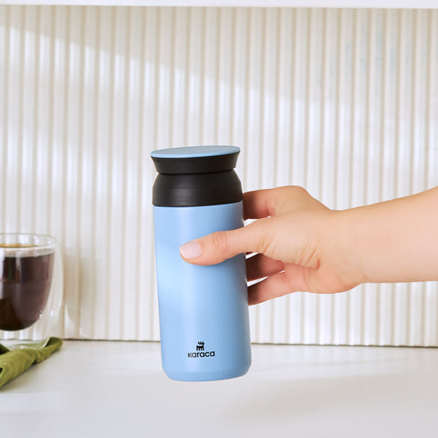 Karaca Rainbow Steel Auslaufsichere Thermoskanne 350 Ml Blau