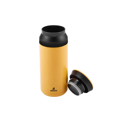 Karaca Rainbow Steel Auslaufsichere Thermoskanne 350 Ml Gelb