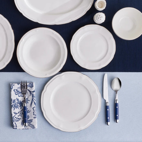 Karaca Tobias Gold 12 Person Dinnerware Set, 56 Piece