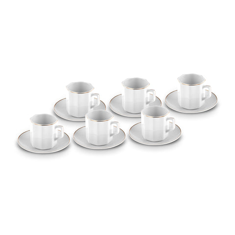 Karaca Vezir 6 Personen Kaffeetassen-Set 80 ml