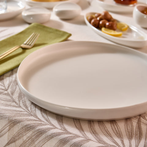 Karaca Bone China Olla 28-teiliges Servierset für 6 Personen, Weiß