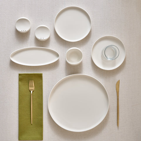 Karaca Bone China Olla 28-teiliges Servierset für 6 Personen, Weiß