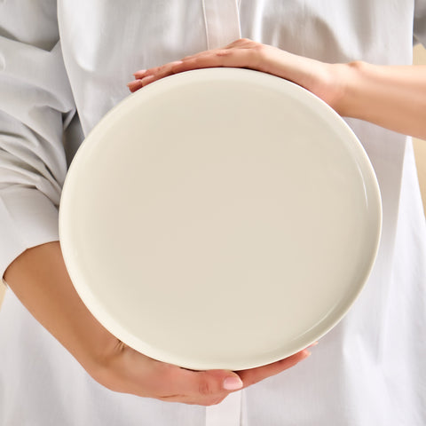 Karaca Bone China Olla 28-teiliges Servierset für 6 Personen, Weiß