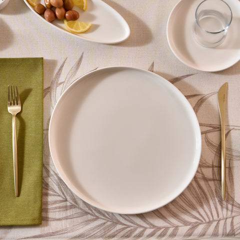 Karaca Bone China Olla 28-teiliges Servierset für 6 Personen, Weiß