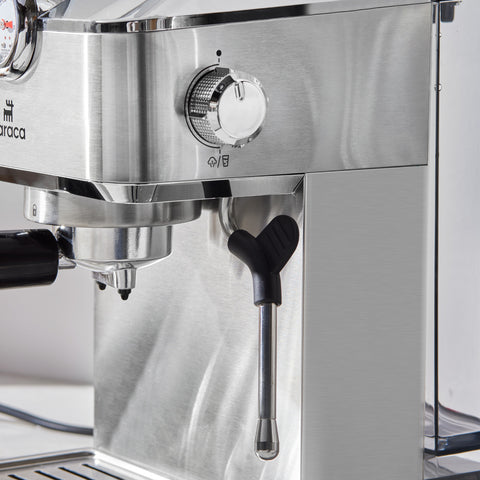 Karaca Coffee Art 1101 Milk Frother, 20 Bar Pressure, Espresso, Latte, Cappuccino, Americano Machine 1.5L Inox