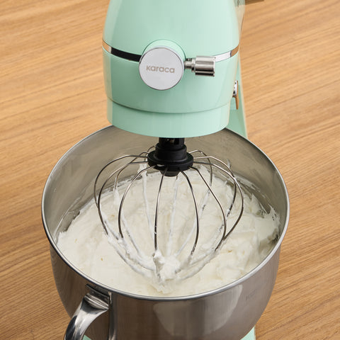 Karaca Multichef Artisan Standmixer mit Digitaldisplay, Gusseisen, Mint, 1800W, 7L