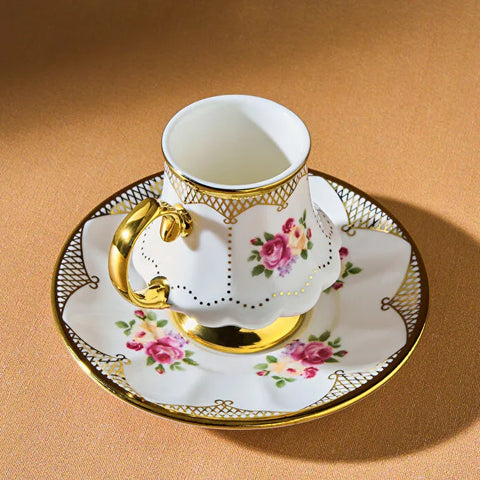 Karaca Nermin 2-teiliges Kaffeetassenset für 2 Personen, 85 ml