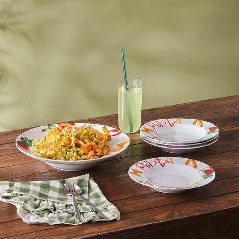 Karaca Sicilia 5 Teiliges 4 Personen Pasta Set