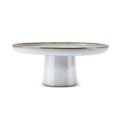 Karaca Rixton Ceramic Cake Stand, 30,5cm, Beige