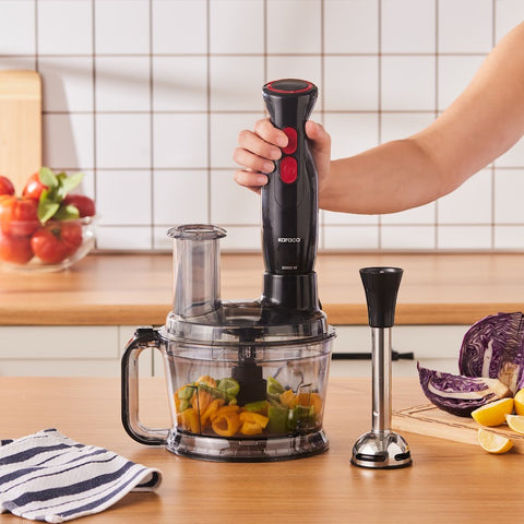Karaca Pro Multimax 6 in 1 Multifunktions-Küchenmaschine 2000 W Schwarz