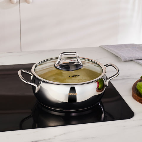 Karaca Emirgan Induction Steel Pot, 20 cm