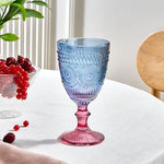 Karaca Sunflower Kadeh 314 ml, Mavi Pembe
