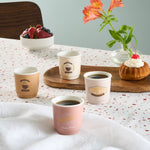 Karaca Monet Soft Espresso Cup Set, 4 Persons, 4-Piece, 90 ml