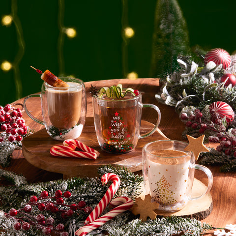Karaca New Year Yılbaşı Pia Tree Kupa 350 ml  