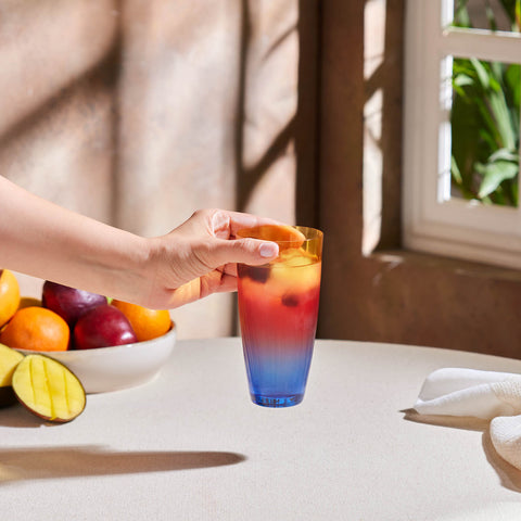 Karaca Dolce Soft Drink Glas 350 Ml Gelb&nbsp;