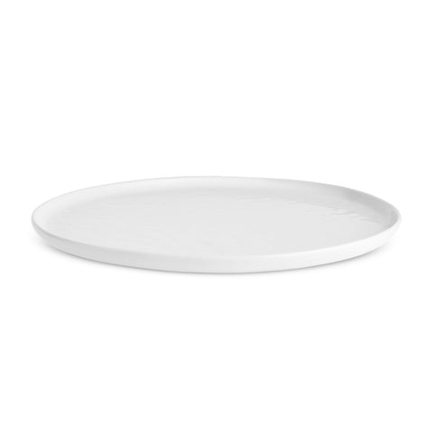 Karaca Epsilon Speiseteller aus Porzellan, 28 cm, Weiß