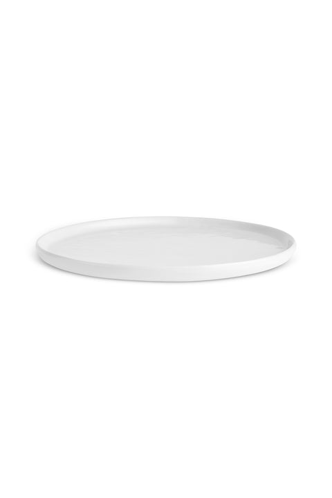 Karaca Epsilon Dessert-/Beilagenteller aus Porzellan, 22 cm, Weiß